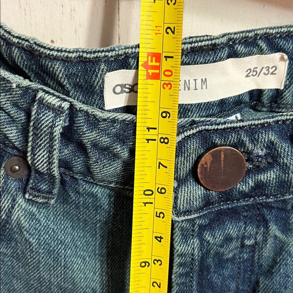 ASOS Remo 18 Denim Blue Jeans Button Fly - Picture 7 of 11